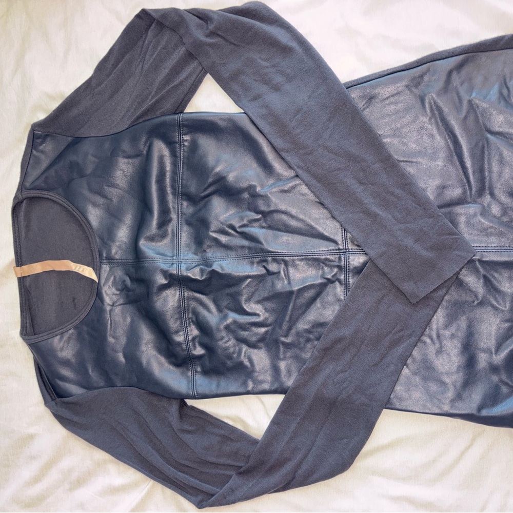 Blue Long Sleeve Top